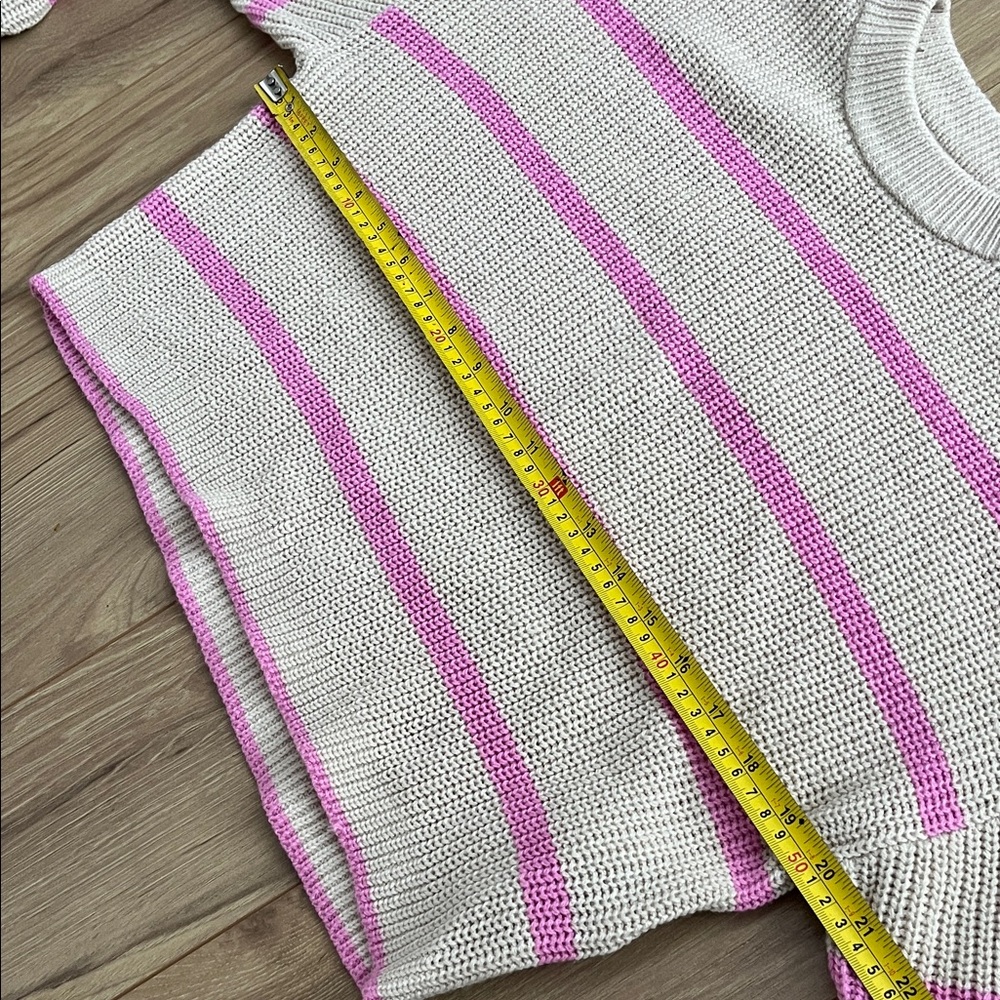 Only Women's Sweater in Cream and Pink - Picture 5 of 5
